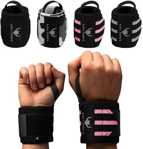 S1811 SPORTS Handgelenk Bandagen [Wrist Wraps] 45cm Handgelenkbandage für Fitness, Handgelenkstütze, Bodybuilding, Kraftsport & Crossfit