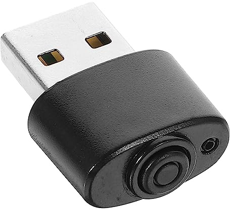 Uonlytech Mouse Móvil para Computadora Pequeño Indetectable, Dispositivo Agitador Automático USB, Compatible PC y Portátil, Antiblokeo para Uso en Oficina y Viaje, Color Negro Compacto
