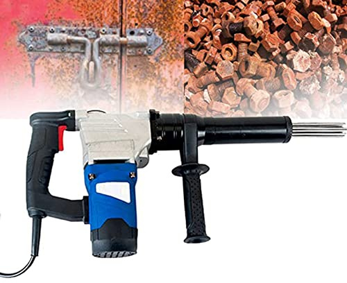 Escalador de aguja neumático, herramienta eléctrica de eliminación de óxido de alta potencia de 1100 W, agarre de pistola de grado industrial para una eliminación eficiente de óxido y pintura, 220 V