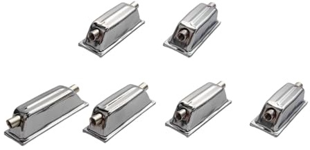 MotiveTech 6x Snare Drum Lugs, Doppelend Montage Hardware, Musikinstrument Reparatur Zubehör, Drum Lugs, Ersetzt