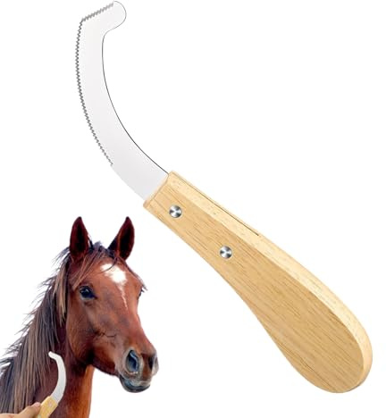 Bot Egg Knife Para Caballos - Cuchillo Profesional Para Eliminar Huevos De Moscas, Herramienta De Cuidado Para Herradores Y Jinetes | Práctico Para Aficionados A Los Caballos, Personal De Enfermería,