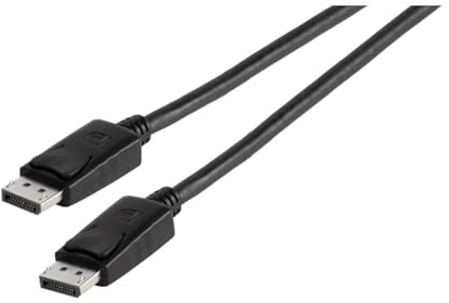 Vivanco DisplayPort Kabel 3,00 m schwarz [1 x DisplayPort-Stecker - 1 x DisplayPort-Stecker]