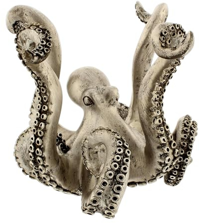 The Bridge Collection Octopus Mug Holder - Octopus Kitchen Items - Mug Holder for Beach, Nautical, or Coastal Decor
