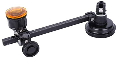 Zirkel aus Legierung, Glasschneider, Keramikfliesen-Schneidwerkzeuge mit Saugnapf, Ausgestattet mit Öltank, für Glasschneidewerkzeuge