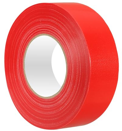 PATIKIL Nastro per Campo di Pickleball 50mm x 72M, Kit di Marcatura del Campo da Pickleball per Campi Tennis Interno/Esterno Pallavolo Badminton, Rosso