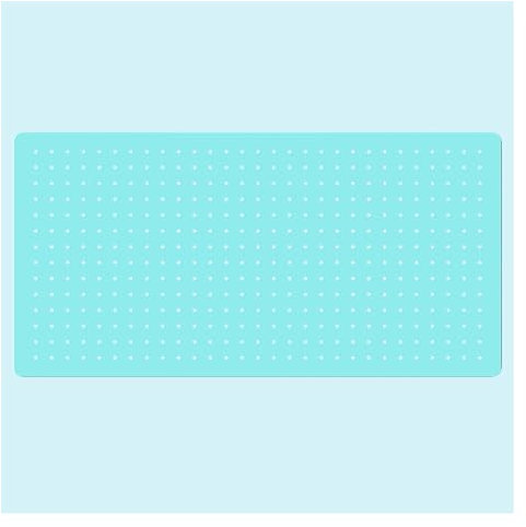 Metal Pegboard Wall Mount Rack for Office Gaming Home Pegboard Wall Panels Blue 80x40cm