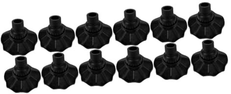 Uonlytech 12stücke rutschfeste Fußkappen Für Klappstühle Schutzkappen Aus Robustem Kunststoff Für Möbelbeine Verhindern Kratzer Dem Boden Einfache Montage Für Camping Und