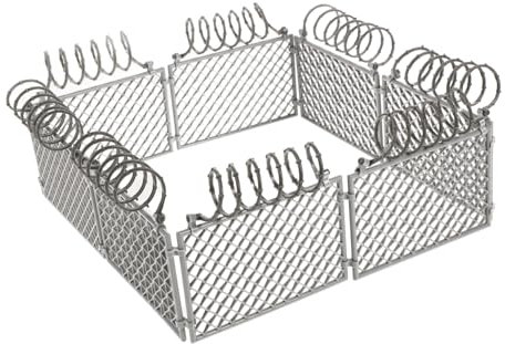 BESTonZON 1satz Mini Zaun Set Für Micro Landschaften Anpassbare Kunststoff Zäune Für DIY Projekte Und Gefängnisszenen Für Jungen Und Miniatur Modelle
