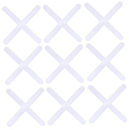 DOITOOL 2000pcs Tile Spacers Grout and Cross Spacers for Precise Ceramic Tile Installation Pe Material for Neat and Even Grouting for and Professionals