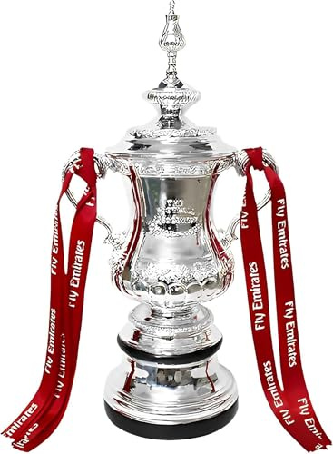 FA Cup Trophäe, Kunstharz, Souvenir, Ornament, ideal für Fußball-Trophäen-Fans, perfekt für Premier League und Champions League Sammler