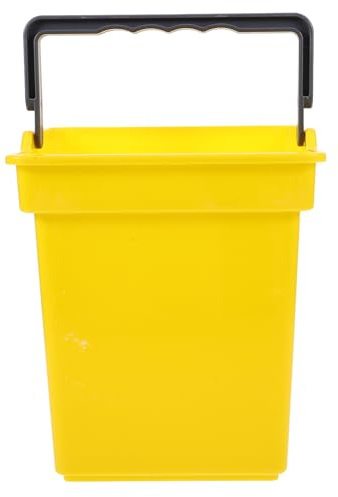 STOBAZA Cubeta de Plástico Portátil para Limpieza Doméstica y Comercial con Asa Resistente Versátil para Mopas y Almacenamiento Hogar Oficina o Escuela