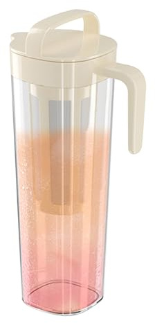 Genérico helada,fría | de hielo de 1100 ml con asa - de fruta helada con filtro, botella de agua para refrigerador para té caliente, té, café, agua