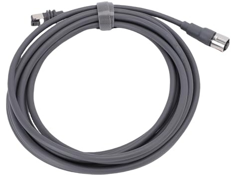 ViaGasaFamido Cavo Satellitare Rettangolare, Cavo Sostitutivo in Rame Gommato 23 AWG Impermeabile IP68 da 5 M, con Kit di Terminazione Campo, per Antenne Paraboliche Performance Gen 3