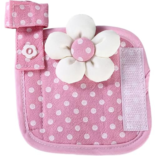 MAGICLULU Coprimaniglia per Frigorifero e Forno Guanti Protettivi Antistatici per Elettrodomestici da Cucina Protezione Maniglia Lavastoviglie Decorativa Rosa Accessorio per Ambienti