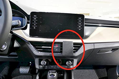 Brodit | ProClip Fahrzeughalter 855587 | Made IN Sweden | Mittelbefestigung | für linkslenkende Fahrzeuge | passt Gerätehalter, Schwarz
