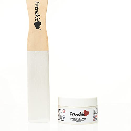 Frenchic Frenshimmer Range, Pearly Queen, Silver Pearl Metallic Paint for Furniture, Interior & Exterior Use, 100ml