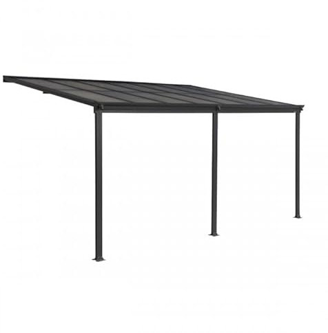 Grindi - Garten Pergola Pavillon Terrassendach Wandpergola - NEA II 4,3x3m - wasserdichtes & stabiles Sonnenschutz für Terrasse und Freistehender, Carport-Pavillon, Grillpavillon, Markise als Vordach