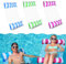WUBAYI 3er-Set aufblasbare Pool-Hängematte - 4-in-1 Schwimmfloß für Erwachsene & Kinder (Blau, Rosa & Grün) - Wassersessel für Pool, See und Strand