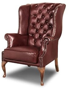 Chesterfield Sessel Cathedral | 2 bis 4 Wochen Lieferzeit (Cloudy Red)
