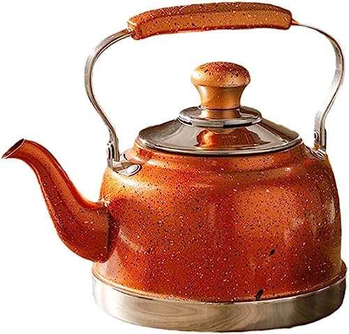 Flötenkessel Teekessel Wasserkessel Pfeifkessel Teekessel Mit Teeablauf Wasserkocher Topf Universal Herd Wasserkocher Edelstahl Teekannen Teekanne Für Induktionsherd Pfeifender Wasserkessel ( Color :