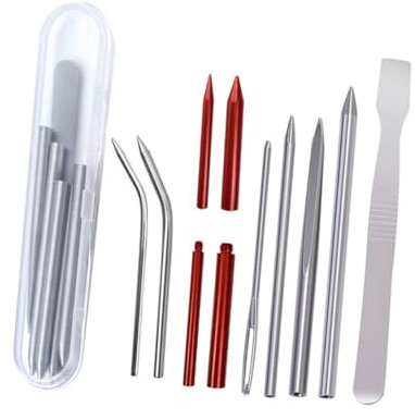 NUOBESTY Aiguille à Coudre Pour Paracorde Kit Outils De Fabrication Aiguille à Enfiler Pour Bracelets Diy