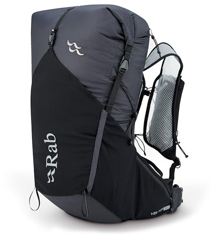 Rab Veil XP 30-Liter Backpack - Lightweight Breathable Hydration Pack for Trail Running & Hiking - Black - Medium