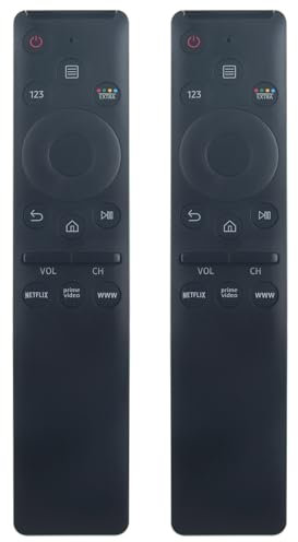 2 Pack Universal Remote Control Replacement fit for All Samsung TV LED QLED UHD SUHD HDR LCD Frame Curved Solar HDTV 4K 8K 3D Smart TV