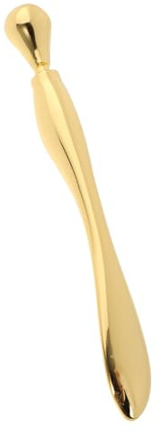 Handlicher Augencreme Stift aus Zinklegierung, Gold, 1 Stück | Manueller Applikator, Tragbar für Tasche und Make Up, Schlichtes Design, für Frauen