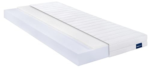 Traumnacht Easy Comfort Duo 7-Zonen Rollmatratze 80 x 200 cm | H3 & H4 | Ergonomisch & atmungsaktiv | Oeko-TEX Standard 100 | 13 cm Höhe | Antibakteriell | Deutscher Qualitätsstandard