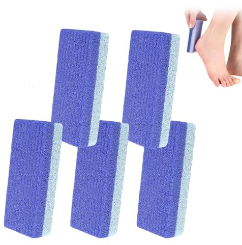 Xanthelle Bimsstein, 5 Stück Fußpflege Hornhaut Entferner, Pumice Stone Fusspflege Raspelfeilen, Hornhautschwamm & Putzstein, Professioneller Pediküre Stein