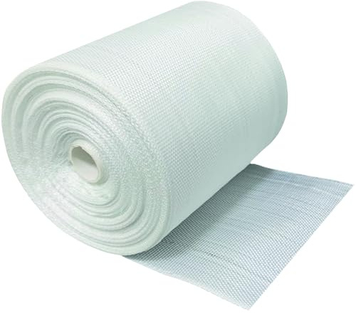 Kuyafenni Fiberglass Cloth Roll, Heat Resistant, Insulating Non Adhesive Woven Fiberglass Mesh Tape, Repair Kit for Reinforcing Pipes, Sinks, Tubs, Machines, Boat, Cars (2 in x 99ft)