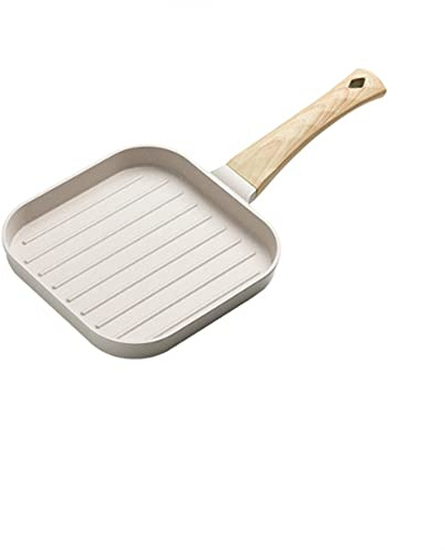 DUMRALBQE Sartén Cuadrada para Asar Non-stick Steak Frying Pan with Stripes for Home para Utensilios de Cocina