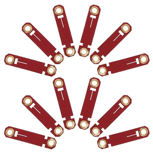 SHINEOFI Lot de 20 Anneaux pour Pattes d'oiseaux Rouges Taille 9 Bagues Anti-Fugue pour Perroquets Pigeons et Poules Accessoires de Dressage Extérieurs Sécurisés pour Identification et