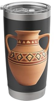 Ancient Greece Roman Empire Amphora Amphorae Vase Stainless Steel Insulated Tumbler