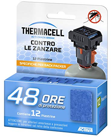 Thermacell NFZ.ZBRP12.R4BP Ricarica per Dispositivi per la Protezione dalle Zanzare, Blu