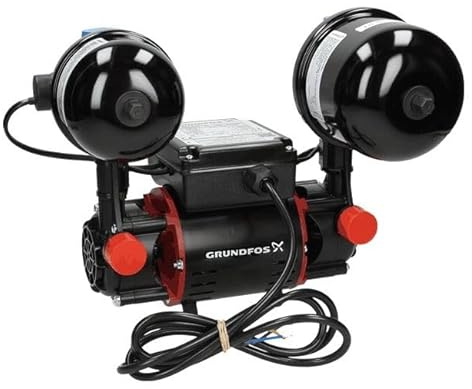 Grundfos STR2-2.0 CN 2.0 Bar Niagara Negative Head Twin Impeller Shower Pump