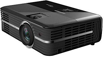 Optoma UHD51A Alexa 4K DLP-Projektor (UHD, 2400 Lumen, 500.000:1 Kontrast, 3D, Zoom 1,3x) schwarz