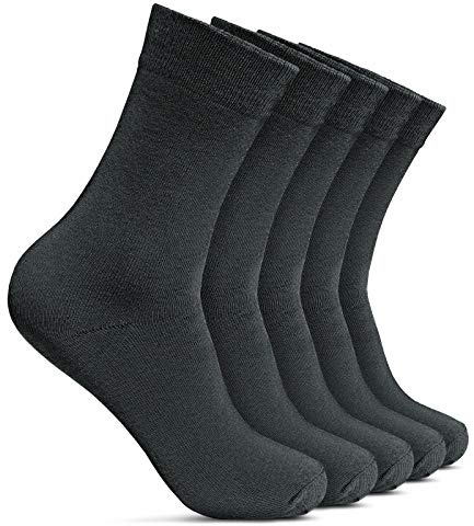 ROYALZ Business strumpor för män 5 par vardag och fritid plagg herrstrumpor lång 5-pack