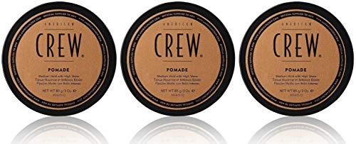 3er American Crew Pomade Mittlerer Halt Viel Glanz 85 g