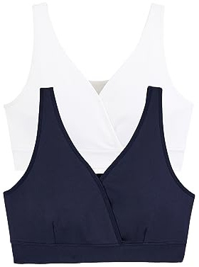 VERTBAUDET Lot de 2 brassières d'allaitement sans Coutures en Microfibre