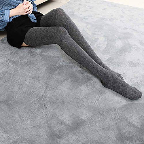 MoonyLI 1 par extra långa strumpor, långa stickade, varma, tjocka, bomullsstrumpor för långa stövlar, strumpor, benvärmare, tights, lång strumpa, lårhöga strumpor för kvinnor