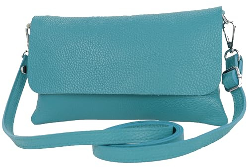 modamoda de T226 Damen Leder Clutch Umhängetasche Abendtasche Small handmade in Italy