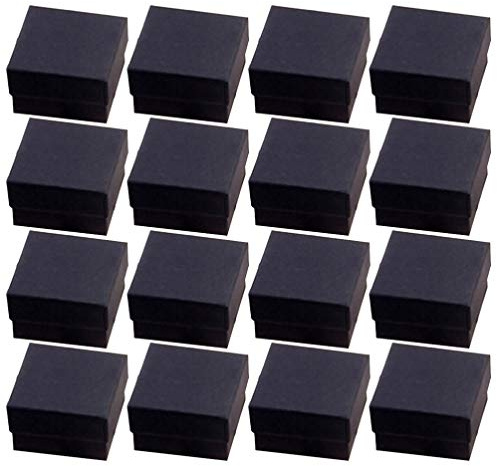 EXCEART Cajas De De Fiesta 72 Unidades de de Cartón para de Regalo Cajas de Embalaje para Anillos de Collar con Esponja Paquete De Regalo De Joyería