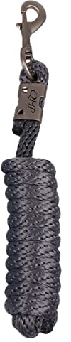 Führstrick Anbindestrick 2m mit Karabinerhaken 12 Farben ARBO-INOX® (GRAU)
