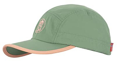 Trollkids Kinder Troll Cap, Leaf Green-Dahlia, cm 52-56