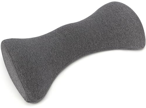 BELLE VOUS Lendenwirbel Rückenkissen Bett - Atmungsaktives Kissen Memory Foam Lendenkissen Auto, Bürostuhl, Reisen oder Bett - Kissen Rückenschmerzen Linderung