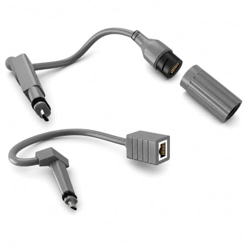 Câble Adaptateur SPX vers RJ45, pour Câble Starlink 1200Mbps RJ45 1 Adaptateur D'extension de Connecteur RJ 2 pour Antenne Parabolique