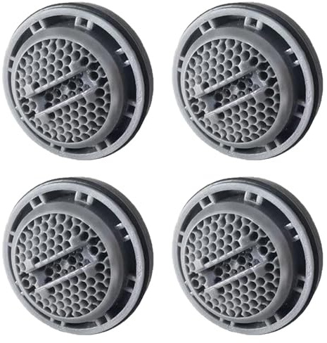 4 Pcs Aeratore Rubinetto, Filtro Acqua Per Rubinetto, Filtro Aeratore Rubinetto, Filtro Aeratore, Acqua Rubinetto Aeratori, Filtri Rubinetti Lavandino, per Rubinetti Lavandino Cucina e Bagno