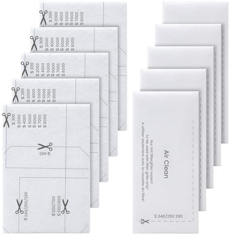 10pcs Staubsauger Filter für Miele Filter Staubsauger,5pcs Motorschutzfilter & 5pcs Abluftfilter Staubsaugerfilter für Miele Complete C1/2/3,Compact C1/2,Classic C1,Dynamic U1,S200-S899,S2000-S8999