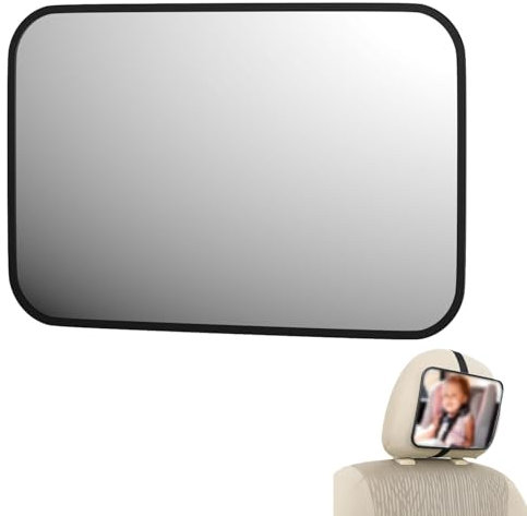 Baby Autospiegel, Rücksitzspiegel für Babys, Spiegel Rückspiegel, Auto Rücksitzspiegel, Autospiegel für den Rücksitz,Universeller Baby Spiegel Auto, 18.8 * 13.5cm